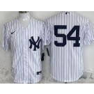 Men's New York Yankees #54 Max Fried White Cool Base Jersey