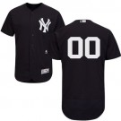 Men's New York Yankees Customized Navy Blue FlexBase Jersey