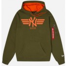 Men's New York Yankees Green Alpha Industries Pullover Hoodie