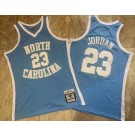 Men's North Carolina Tar Heels #23 Michael Jordan Light Blue 1983 Authentic Jersey