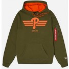 Men's Oakland Athletics Green Alpha Industries Pullover Hoodie