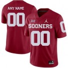 Men's Oklahoma Sooners Customized Limited Red 2019 College Football Jersey