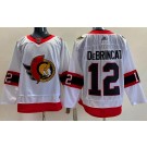 Men's Ottawa Senators #12 Alex DeBrincat White Authentic Jersey