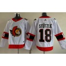 Men's Ottawa Senators #18 Tim Stutzle White Authentic Jersey