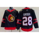 Men's Ottawa Senators #28 Claude Giroux Black Authentic Jersey