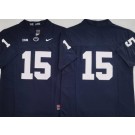 Men's Penn State Nittany Lions #15 Drew Allar Navy FUSE College Football Jersey