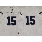 Men's Penn State Nittany Lions #15 Drew Allar White FUSE College Football Jersey