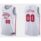 Men's Philadelphia 76ers Custom White 2022 City Icon Heat Press Jersey