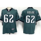 Men's Philadelphia Eagles #62 Jason Kelce Limited Green Vapor Jersey