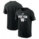 Men's Philadelphia Eagles Black Super Bowl LIX Champions Parade T Shirt