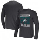 Men's Philadelphia Eagles Dark Gray NFL x Darius Rucker Collection Long Sleeve T Shirt