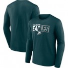 Men's Philadelphia Eagles Green NFL x Bud Light Long Sleeve T Shirt