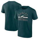 Men's Philadelphia Eagles Green Standard Arch Stripe T Shirt