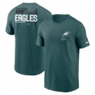 Men's Philadelphia Eagles Green Team Incline T Shirt
