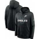 Men's Philadelphia Eagles Nike Black Fly Eagles Fly Club Fleece Pullover Hoodie