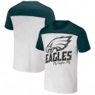 Men's Philadelphia Eagles White NFL x Darius Rucker Collection Colorblocked T Shirt