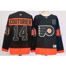 Men's Philadelphia Flyers #14 Sean Couturier Black Authentic Jersey