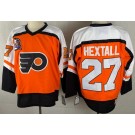 Men's Philadelphia Flyers #27 Ron Hextall Orange Throwback Jersey