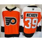 Men's Philadelphia Flyers #39 Matvei Michkov Orange Fanatics Authentic Jersey