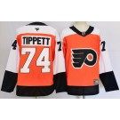 Men's Philadelphia Flyers #74 Owen Tippett Orange Authentic Jersey