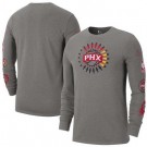 Men's Phoenix Suns Gray 2022 City Edition Essential Expressive Long Sleeve T-Shirt