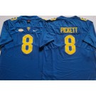 Men's Pittsburgh Panthers #8 Kenny Pickett Blue College Football Jersey