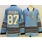 Men's Pittsburgh Penguins #87 Sidney Crosby Light Blue Authentic Jersey
