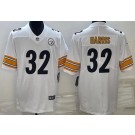 Men's Pittsburgh Steelers #32 Franco Harris Limited White Vapor Jersey