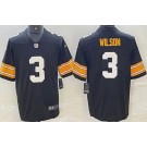 Men's Pittsburgh Steelers #3 Russell Wilson Limited Black Alternate Vapor Jersey
