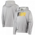 Men's Pittsburgh Steelers Gray Printed Pullover Hoodie 302517