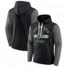 Men's Sacramento Kings Black Bold Attack Pullover Hoodie_1