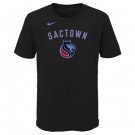 Men's Sacramento Kings Black Printed T Shirt 211024