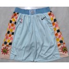Men's San Antonio Spurs Aqua 2024 City Swingman Shorts