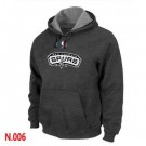 Men's San Antonio Spurs Dark Grey Printed Pullover Hoodie