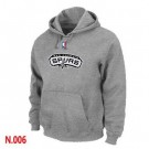Men's San Antonio Spurs Grey Printed Pullover Hoodie