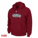 Men's San Antonio Spurs Red Printed Pullover Hoodie