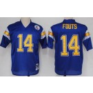 Men's San Diego Chargers #14 Dan Fouts Blue Throwback Jersey
