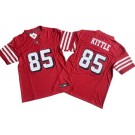 Men's San Francisco 49ers #85 George Kittle Limited Red Alternate FUSE Vapor Jersey