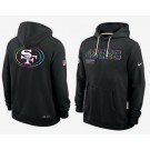 Men's San Francisco 49ers Black 2025 Crucial Catch Sideline Hoodie