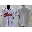 Men's San Francisco 49ers Blank White Baseball Jersey