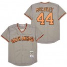 Men's San Francisco Giants #44 Willie McCovey Gray 1973 Throwback Jersey