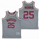 Men's Saved By The Bell Bayside Tigers #25 Zack Morris Gray Basketball Jersey
