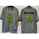 Men's Seattle Seahawks #11 Jaxon Smith Njigba Limited Gray Rivalries Vapor Jersey