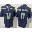 Men's Seattle Seahawks #11 Jaxon Smith Njigba Limited Navy FUSE Vapor Jersey