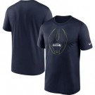 Men's Seattle Seahawks College Navy Legend Icon T-Shirt