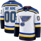Men's St Louis Blues Customized White Fanatics Authentic Jersey