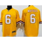 Men's Tampa Bay Buccaneers #6 Baker Mayfield Limited Orange Throwback Vapor Jersey