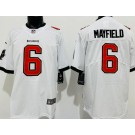 Men's Tampa Bay Buccaneers #6 Baker Mayfield Limited White Vapor Jersey