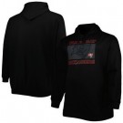 Men's Tampa Bay Buccaneers Black Printed Pullover Hoodie 302587