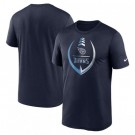 Men's Tennessee Titans Navy Icon Legend Performance T Shirt